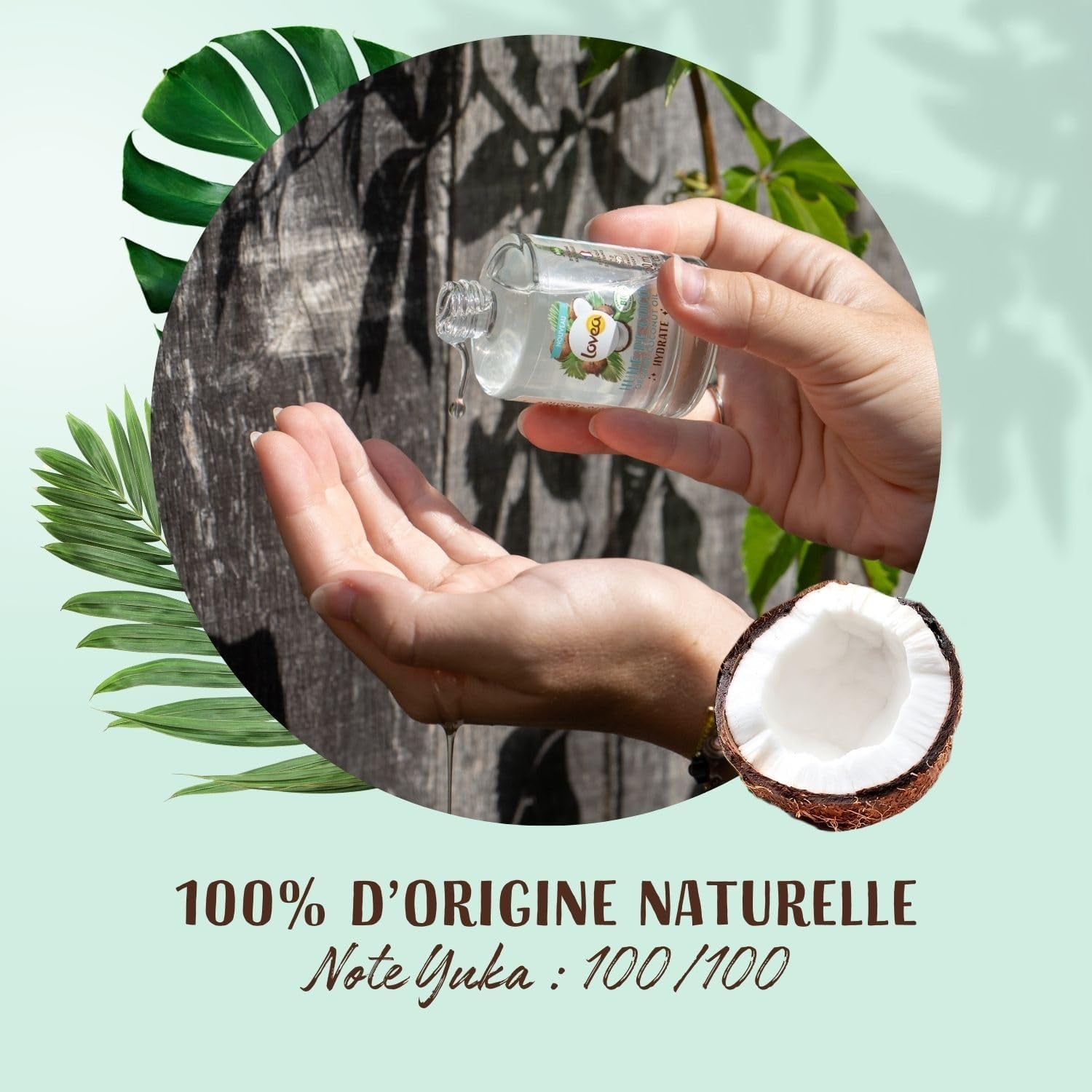 - Huile De Coco Bio Multi-Usages - Hydrate - Peaux Sèches & Cheveux Secs - 100% D'Origine Naturelle - Sans Colorant Ni Parfum Ajouté - Vegan - Certifié BIO - Fabriqué En France - 50 Ml
